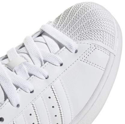 adidas Women's Superstar II Shoes - White/White - View 8