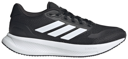 adidas Women's Runfalcon 5 Running Shoes - Black/White/Black - View 1