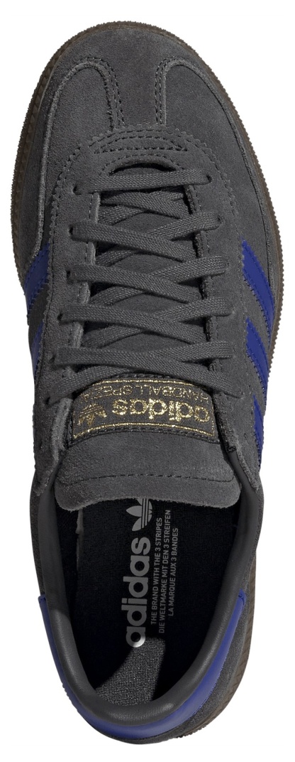 adidas Kids' Grade School Handball Spezial Shoes - Carbon/Lucid Blue/Gum - View 2