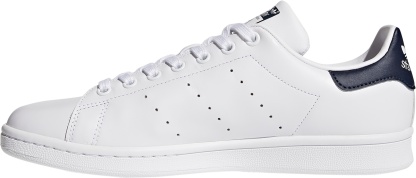 adidas Originals Men's Stan Smith Shoes - White/Navy - View 6