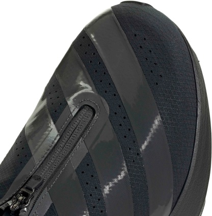 adidas Men's Adizero EVO SL Zip Running Shoes - Black/Grey/Silver Mtllc - View 7