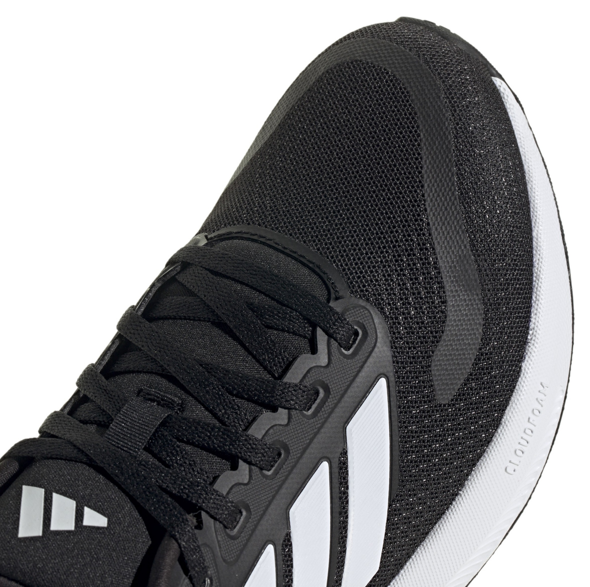 adidas Women's Runfalcon 5 Running Shoes - Black/White/Black - View 7