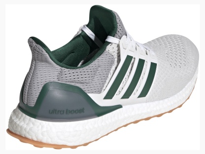 adidas Men's Ultraboost 1.0 DNA Shoes - Crystal White/Collegiate Green/Halo Silver - View 5