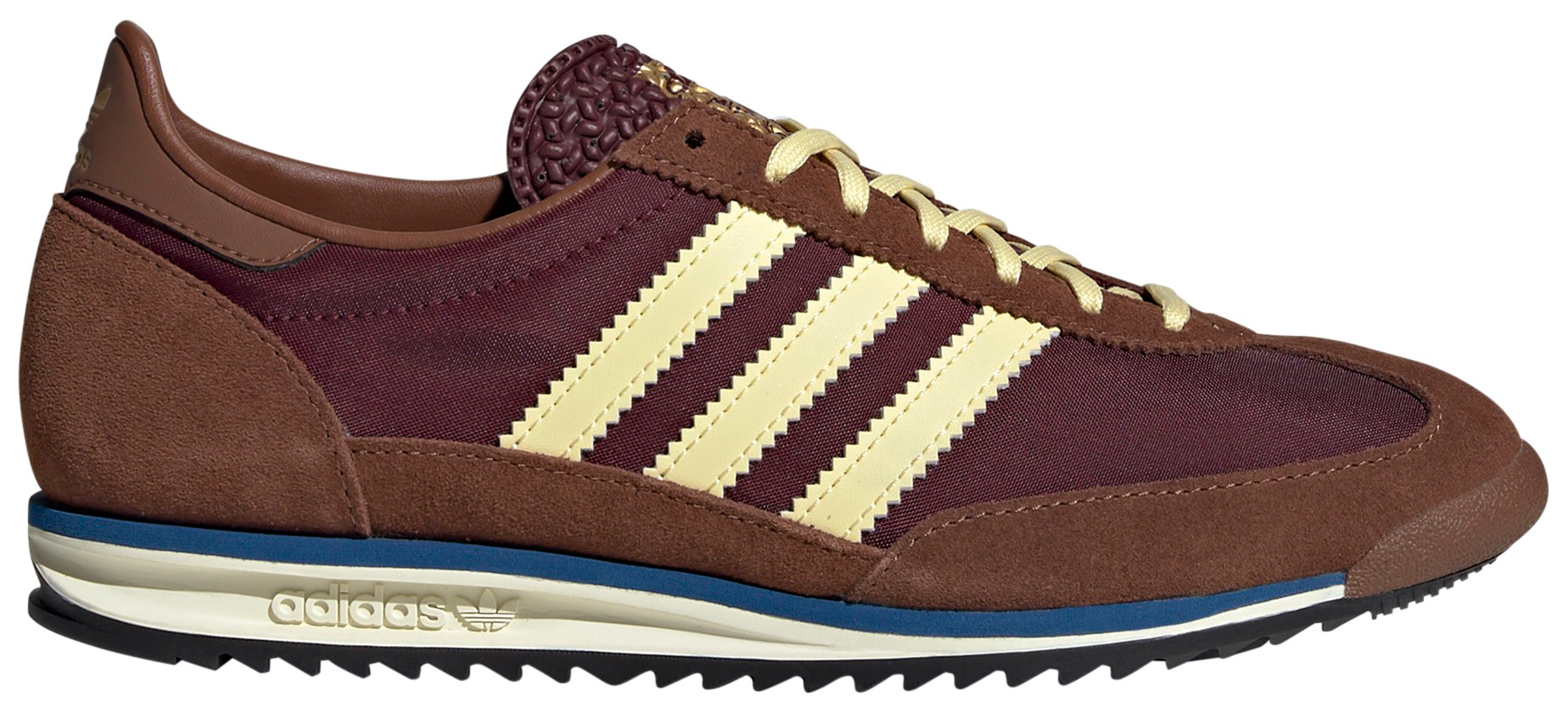 adidas Women's SL72 OG Shoes - Maroon/Yellow - View 1