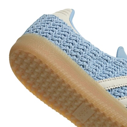 adidas Women's Samba OG Shoes - Crochet Clear Sky/Off Wht - View 7