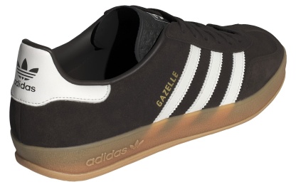 adidas Men's Gazelle Indoor Shoes - Coffee/White - View 6