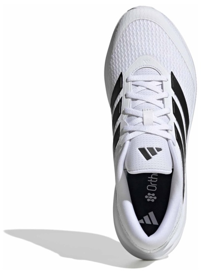 adidas Men's Runfalcon 6 CLOUDFOAM Running Shoes - Ftwr White/Core Black/Grey One - View 2