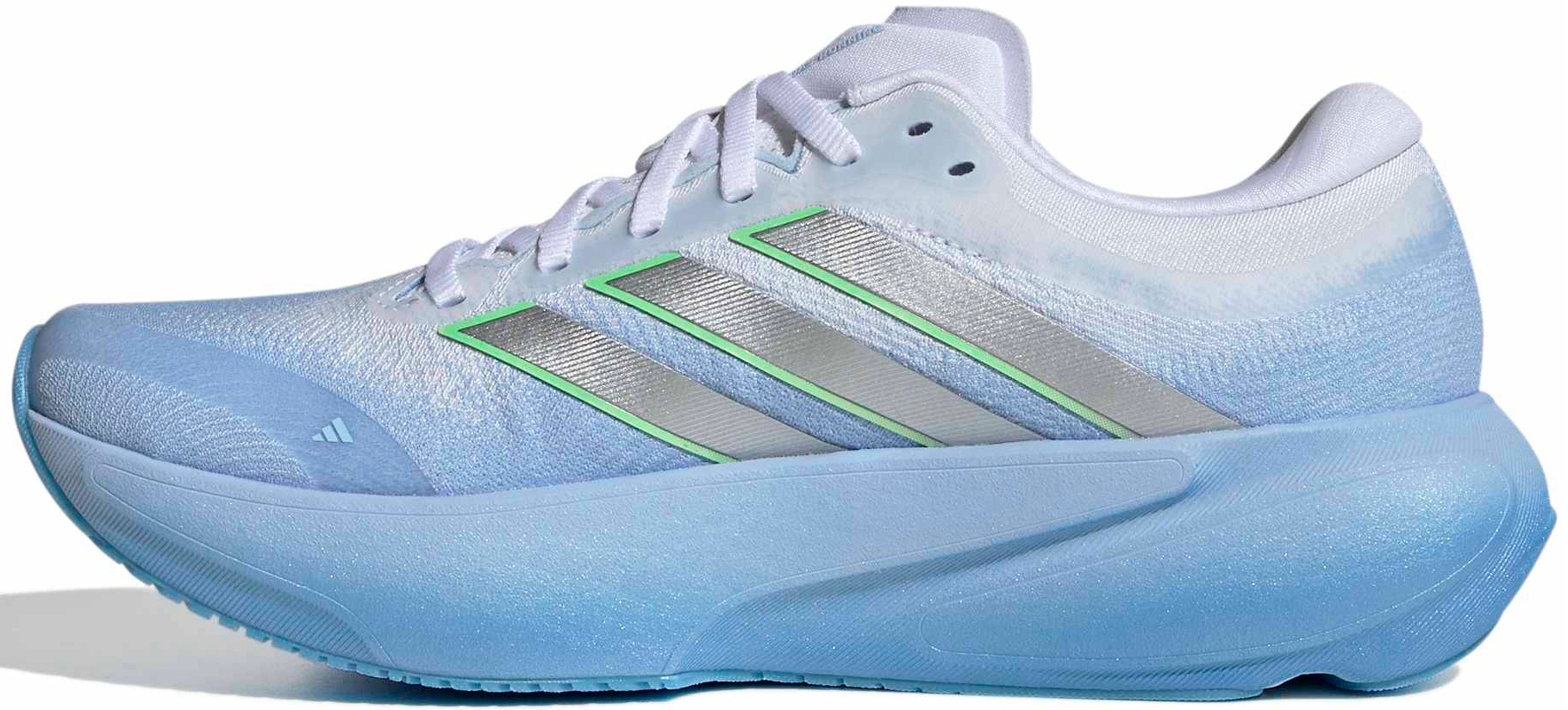adidas Women's Supernova 3 Running Shoes - Blue/Silver Metallic/White - View 4