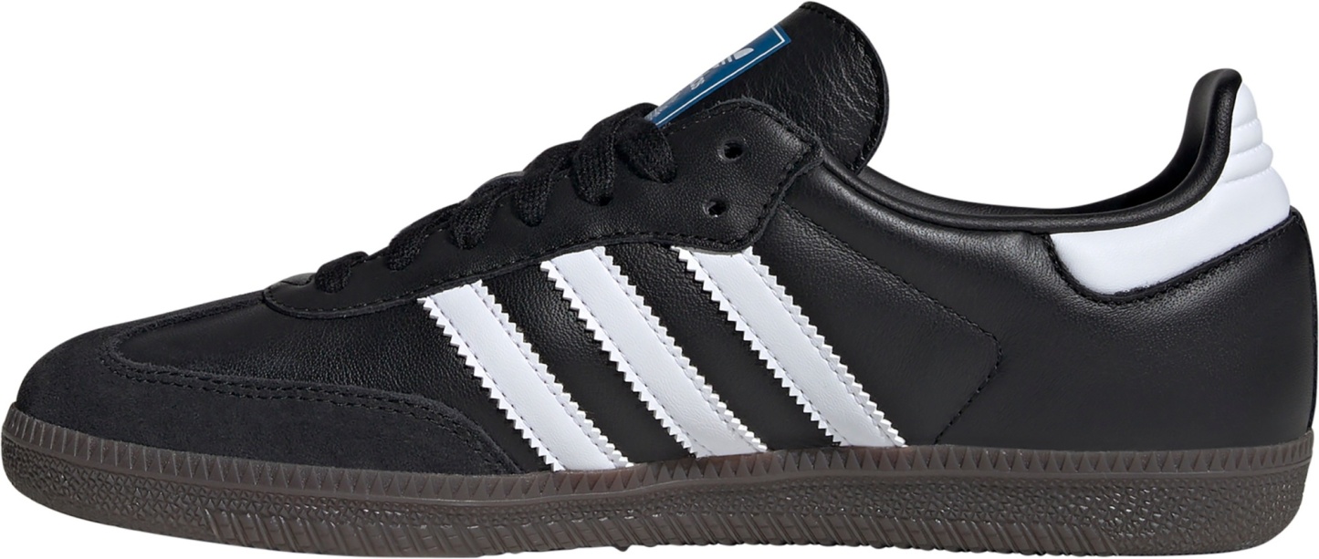 adidas Women's Samba OG Shoes - Black/White/Gum - View 4