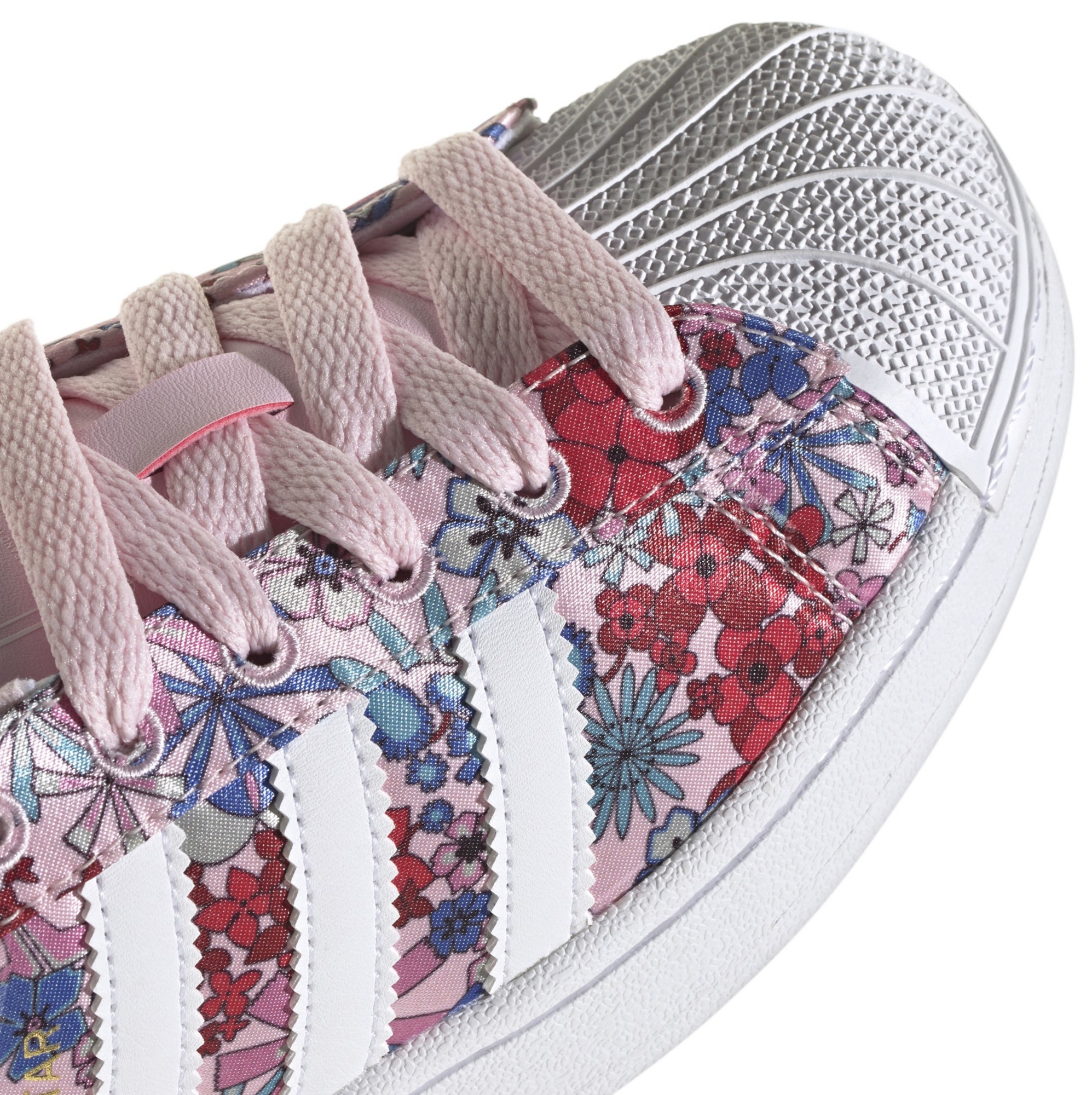 adidas Kids' Grade School Superstar II Shoes - Clear Pink/White/Light Pink - View 7