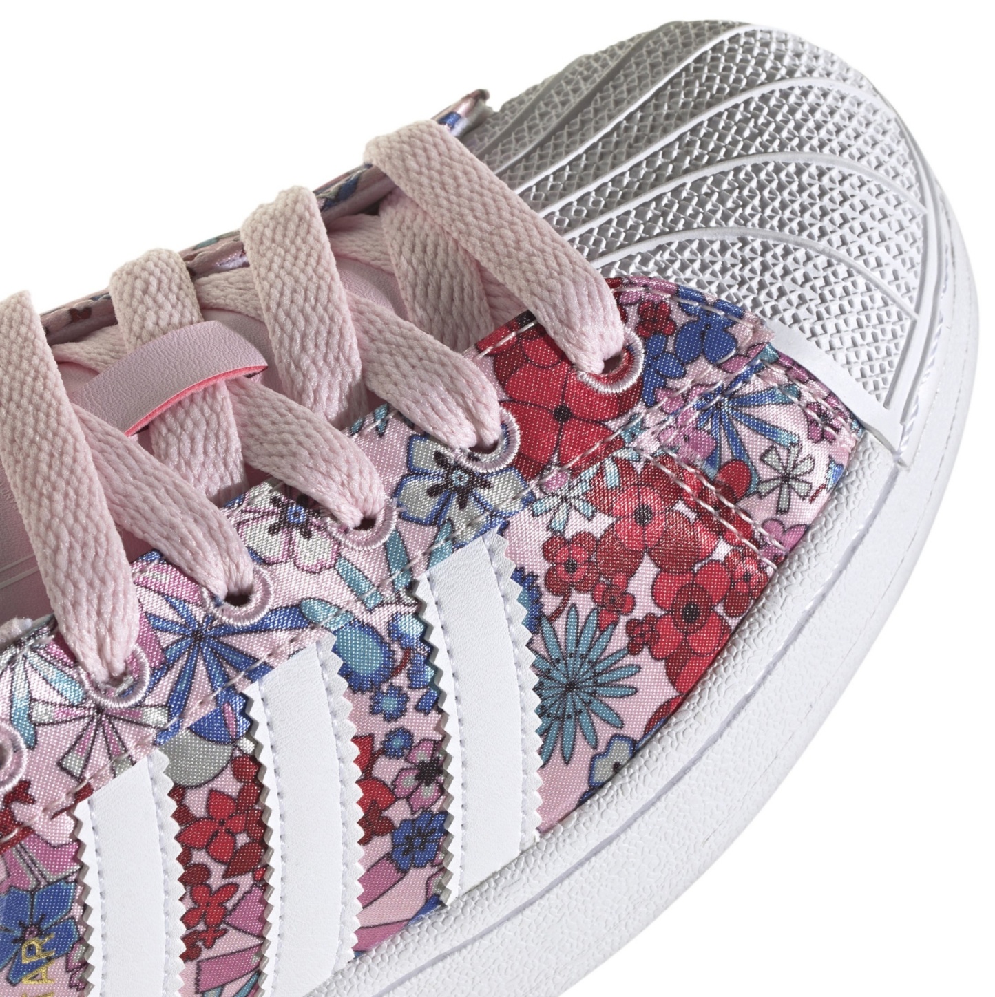 adidas Kids' Grade School Superstar II Shoes - Clear Pink/White/Light Pink - View 7