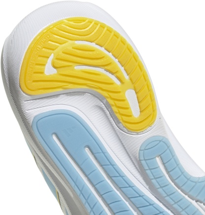 adidas Women's Supernova 3 Running Shoes - White/Blue/Yellow - View 8