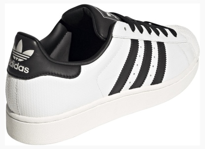 adidas Men's Superstar II Shoes - White/Black - View 5