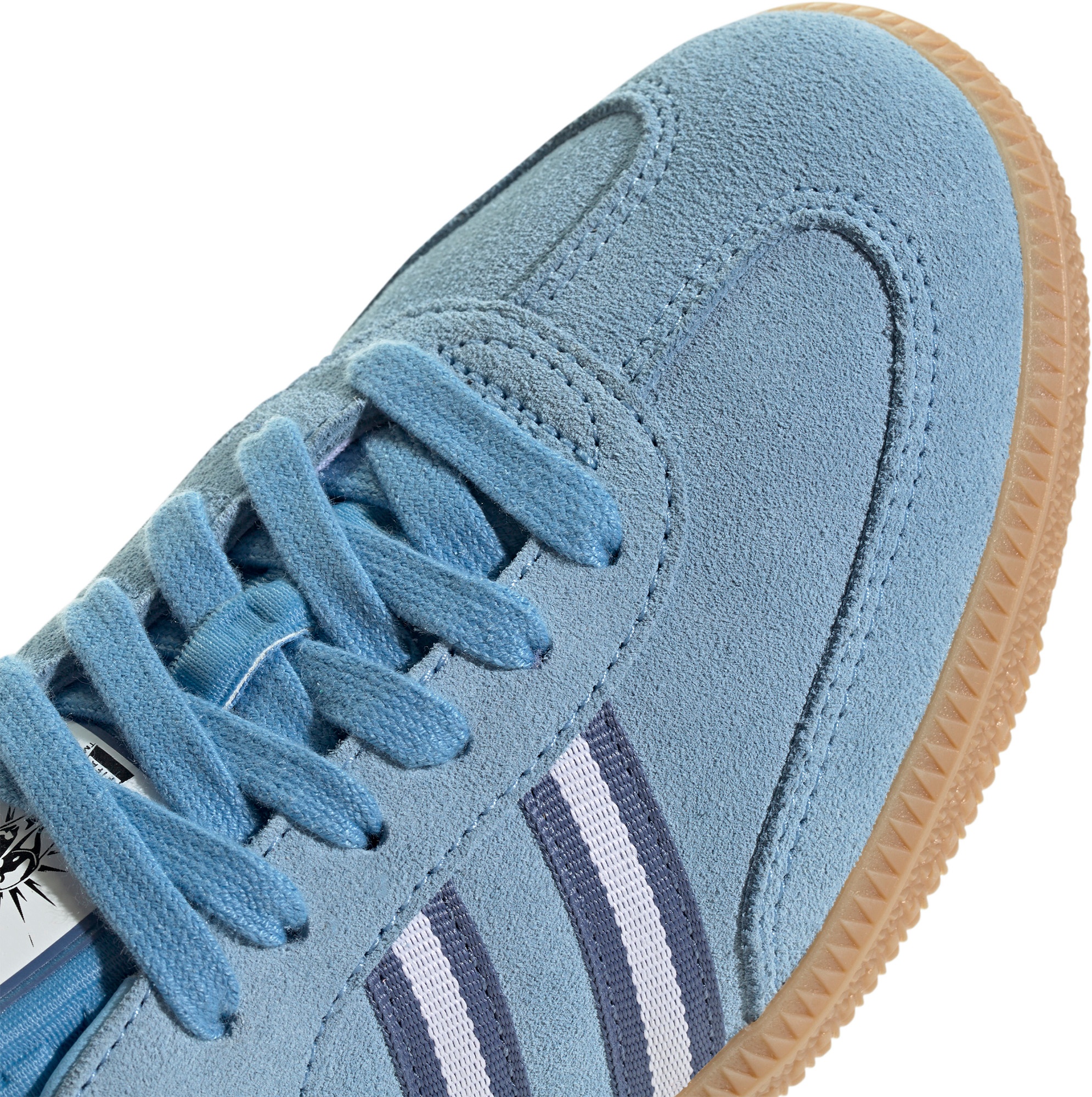 adidas Kids' Grade School FIFA World Cup Samba OG Shoes - Light Blue/White/Gum - View 7