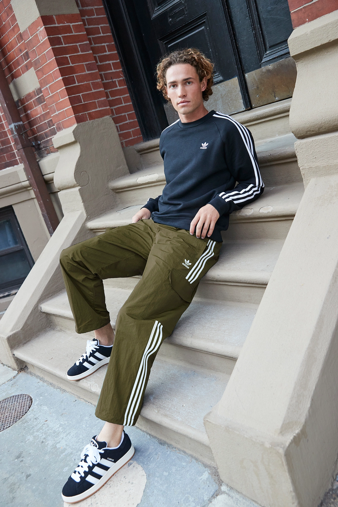 adidas Men's Campus 00s Shoes - Black/White - View 2