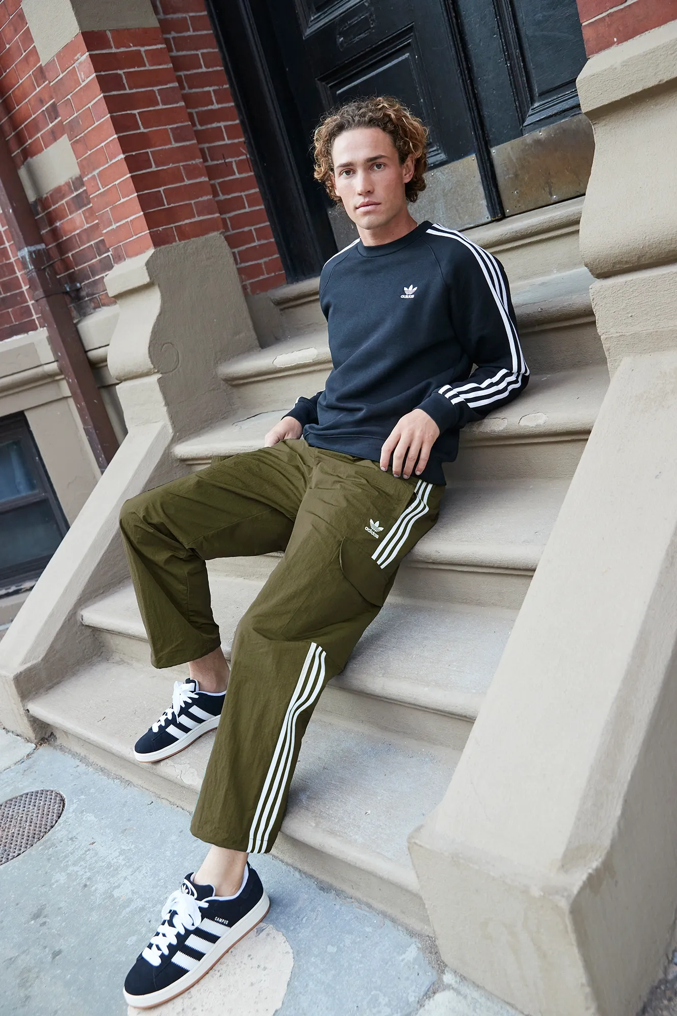 adidas Men's Campus 00s Shoes - Black/White - View 2