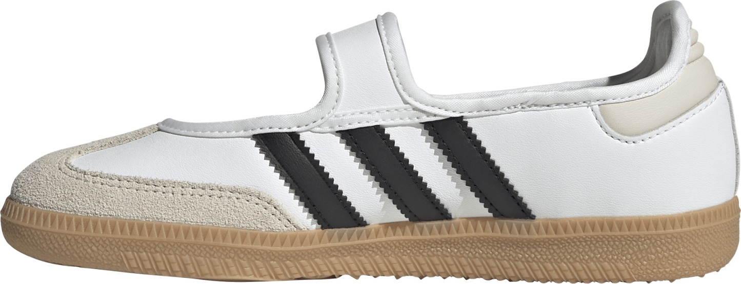 adidas Kids' Grade School Samba Jane Shoes - Ftwr White/Alumina/Gum 3 - View 4