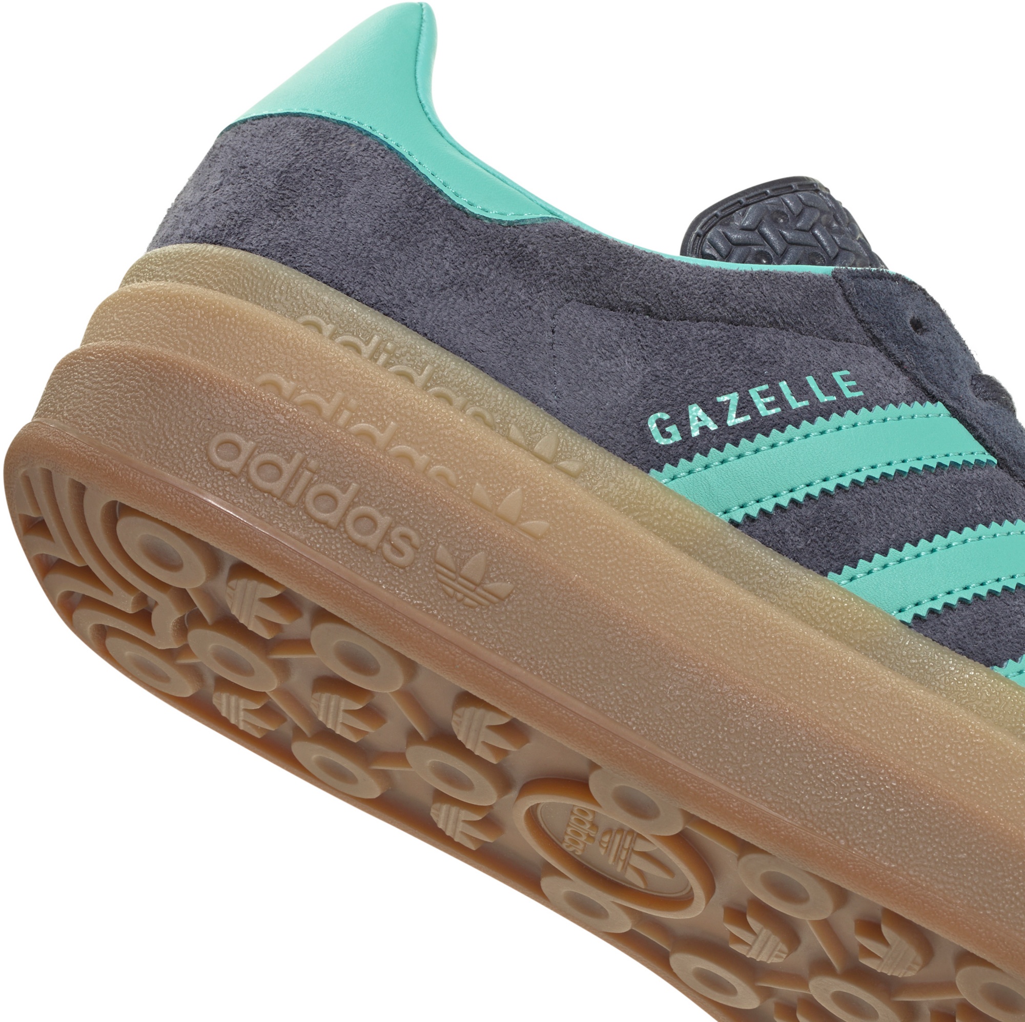 adidas Originals Women's Gazelle Bold Shoes - Navy/Mint - View 8