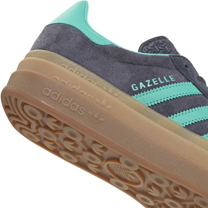 adidas Originals Women's Gazelle Bold Shoes - Navy/Mint - View 8