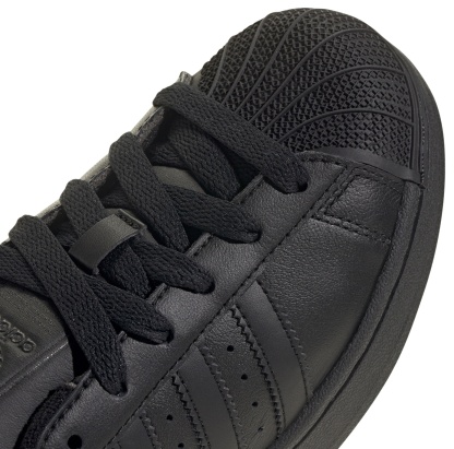 adidas Kids' Grade School Superstar II Shoes - Black - View 7