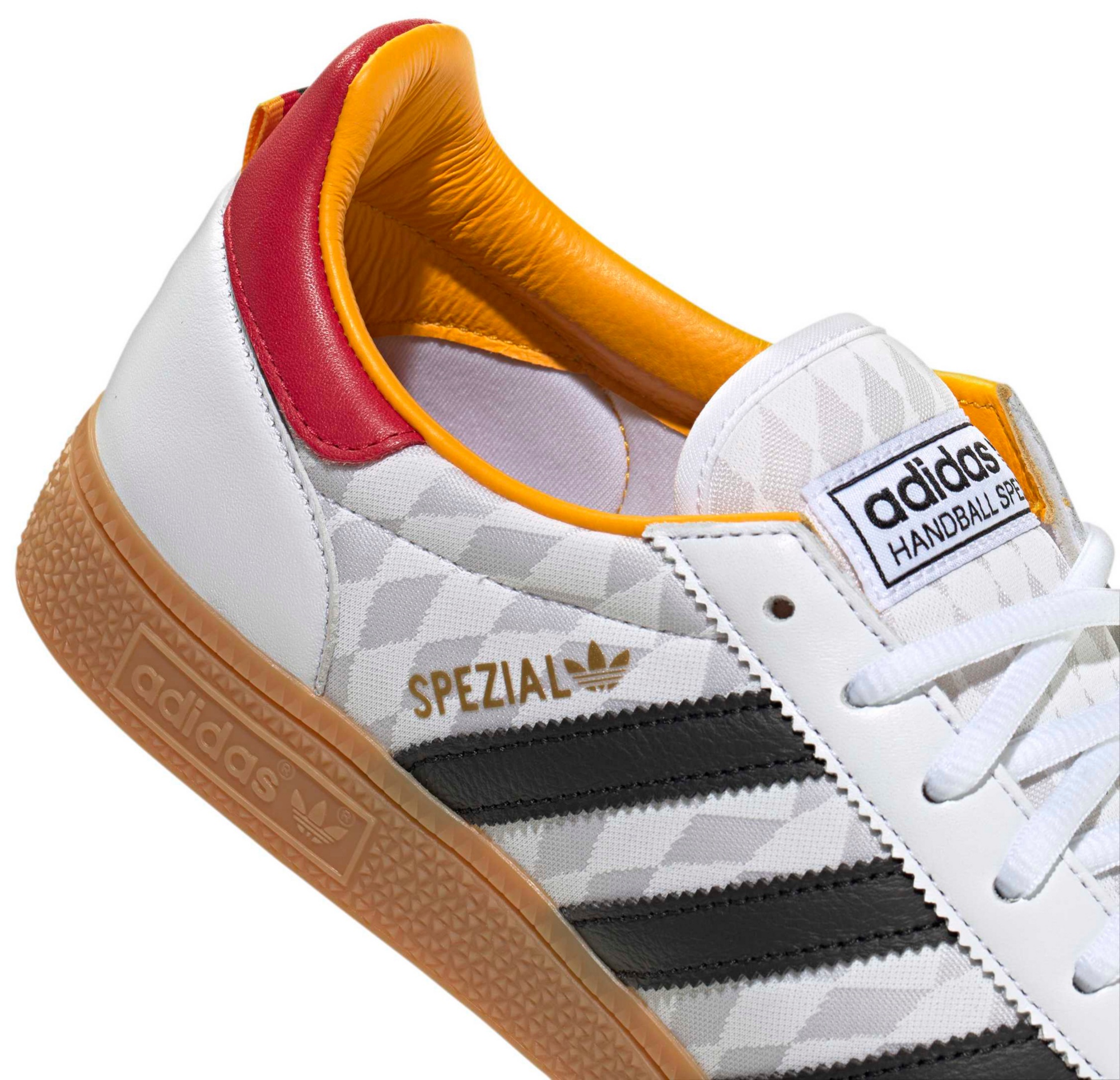 adidas Men's Handball Spezial Shoes - Ftwr White/Core Black/None - View 7