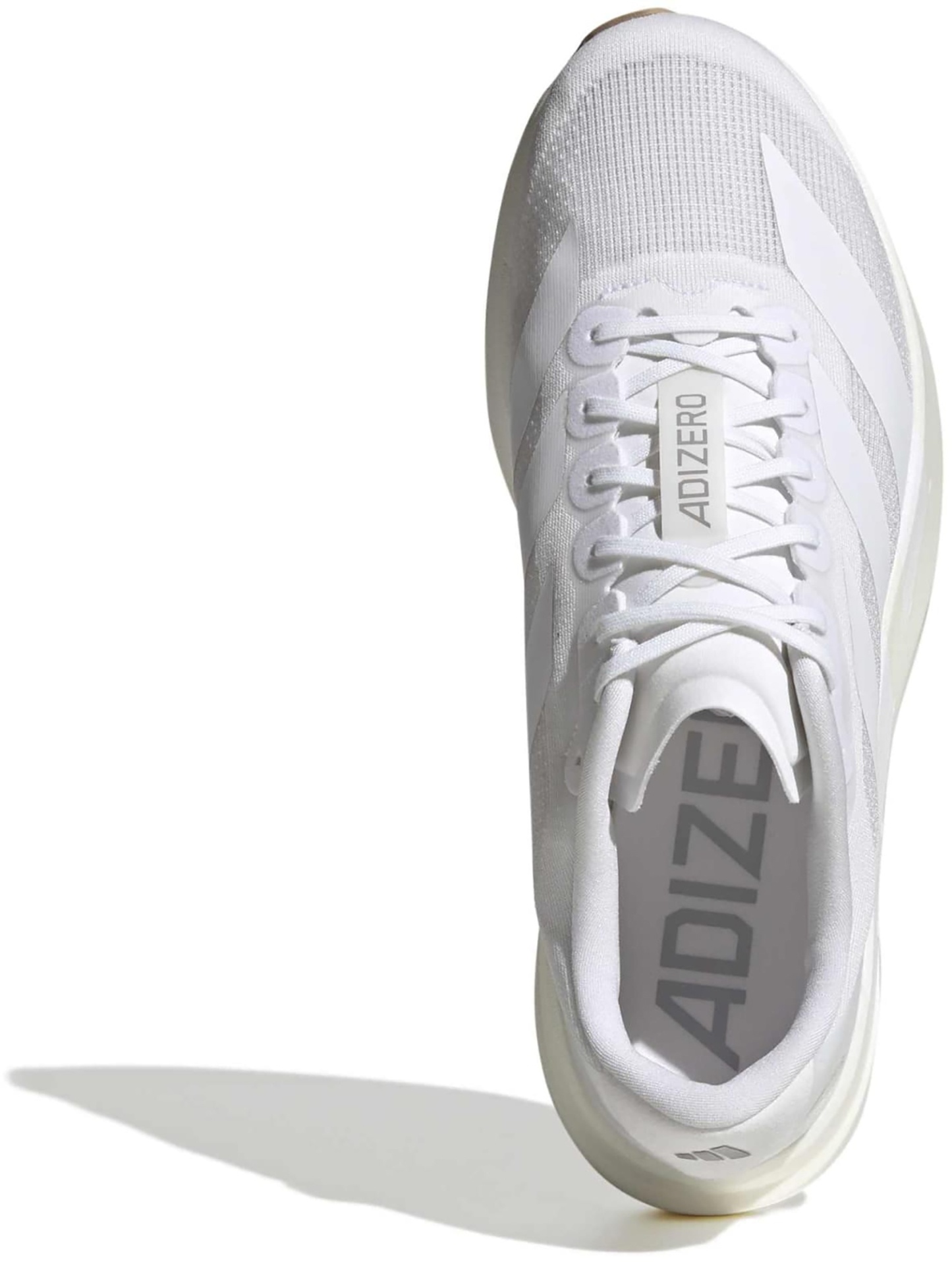 adidas Men's Adizero EVO SL Running Shoes - Ftwr White/Ftwr White/Warm Sandstone - View 4