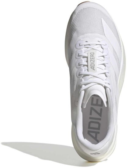 adidas Men's Adizero EVO SL Running Shoes - Ftwr White/Ftwr White/Warm Sandstone - View 4