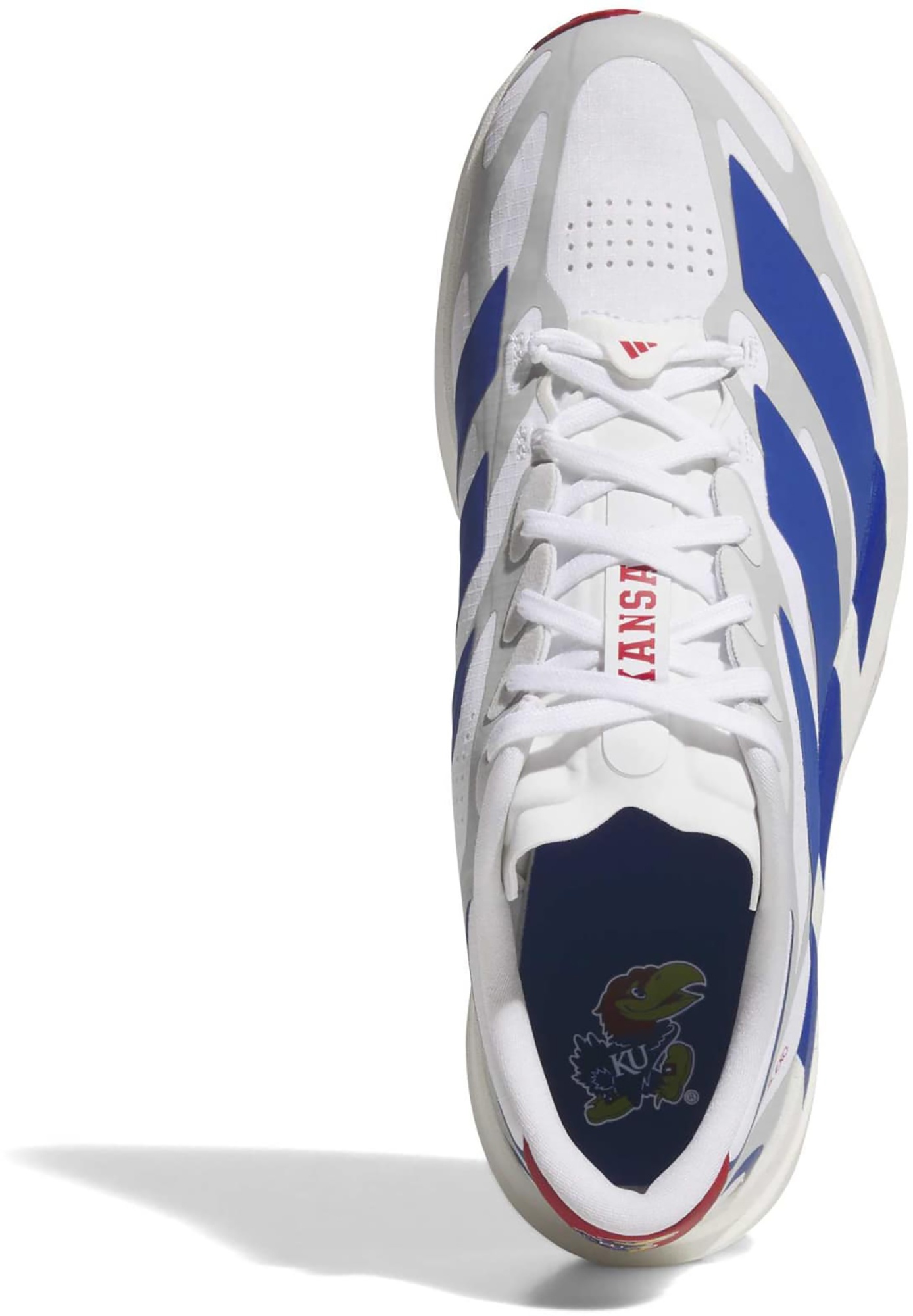 adidas Men's Adizero EVO SL EXO Kansas Running Shoes - Ftwwht/Croyal/Tmpwrd - View 3
