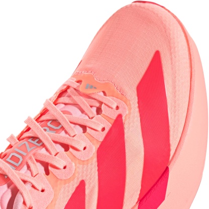 adidas Women's Adizero EVO SL Woven Running Shoes - Frozen Turbo/Lucid Red/Silver Met. - View 7
