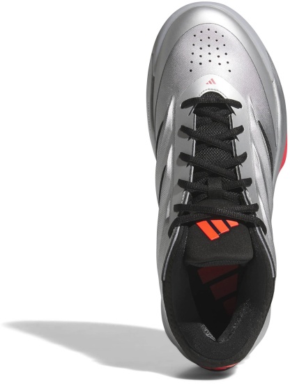 adidas Men's Crazy Energy Shoes - Silver Met./Core Black/Lucid Red - View 2