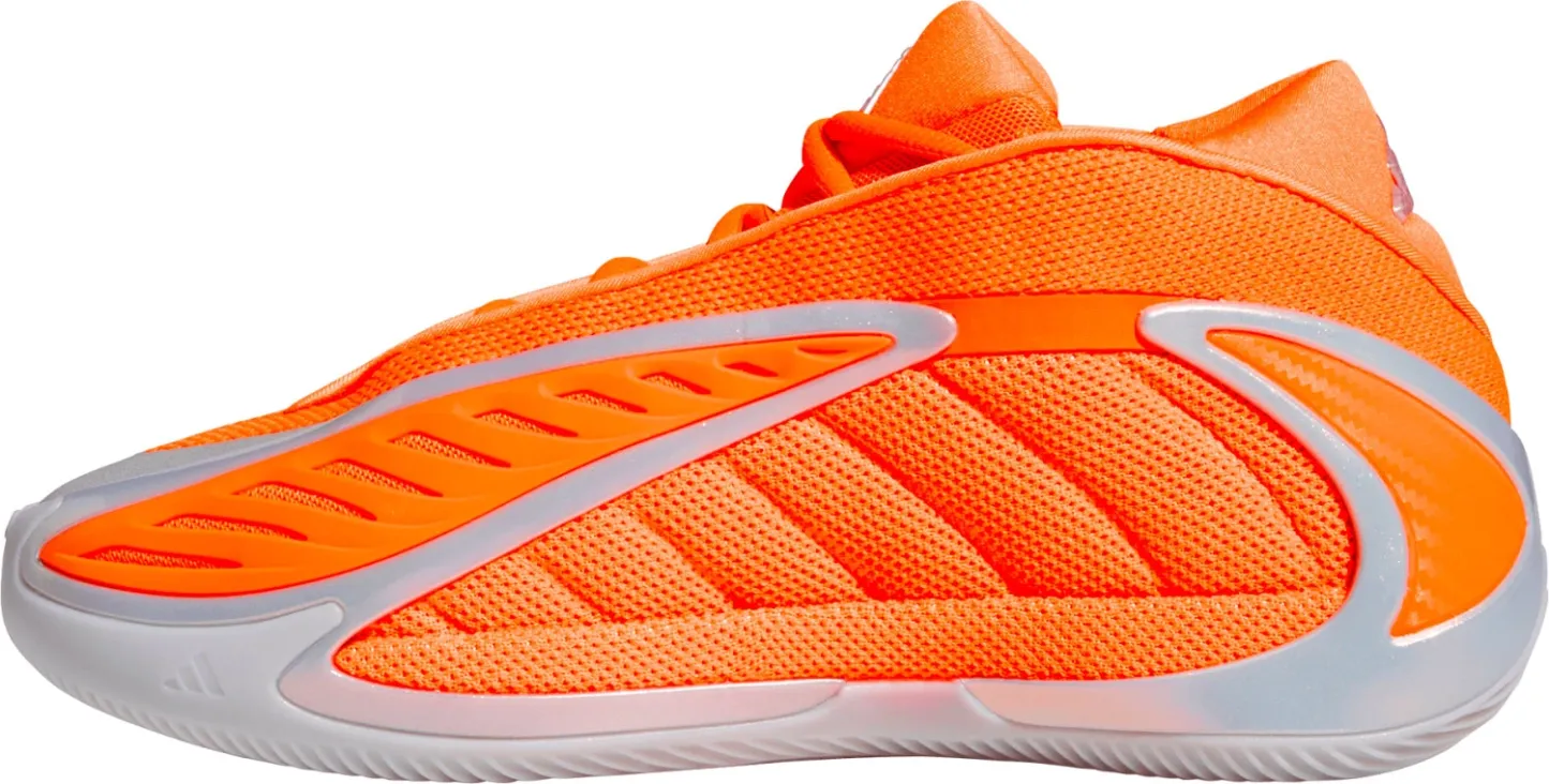adidas Kids' Grade School Anthony Edwards 2 'All-Star' Basketball Shoes - Orange/Silver - View 4