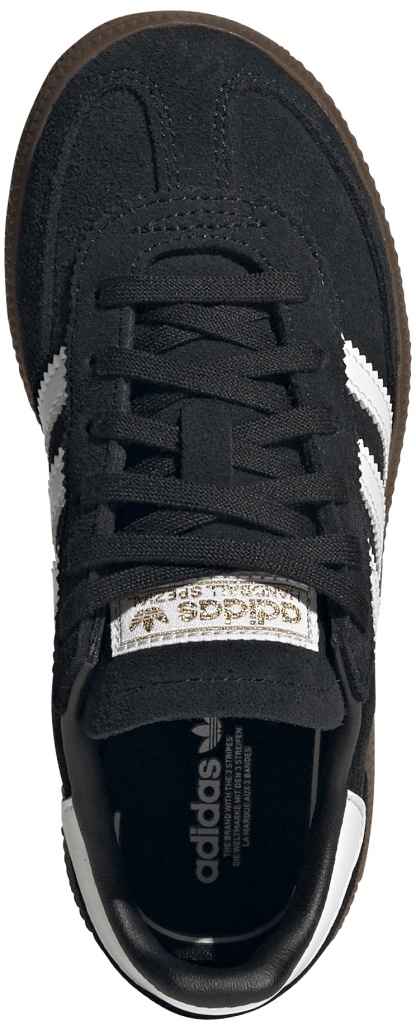 adidas Kids' Preschool Handball Spezial Shoes - Black/White/Gum - View 2