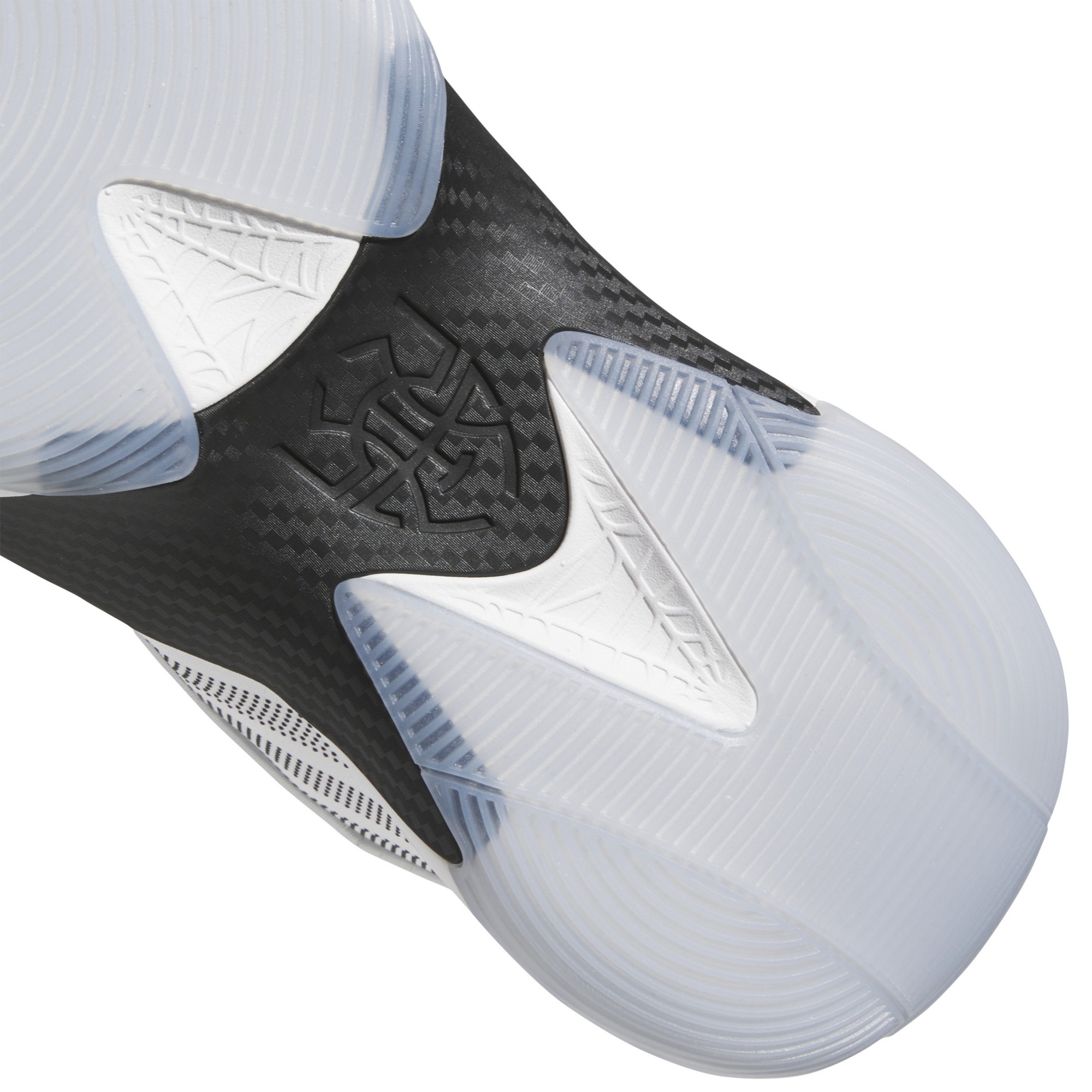 adidas D.O.N. Issue #7 Basketball Shoes - White/Black/White - View 4
