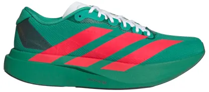 adidas Men's Adizero EVO SL Woven Running Shoes - Court Green/Lucid Red/Ftwr White - View 1