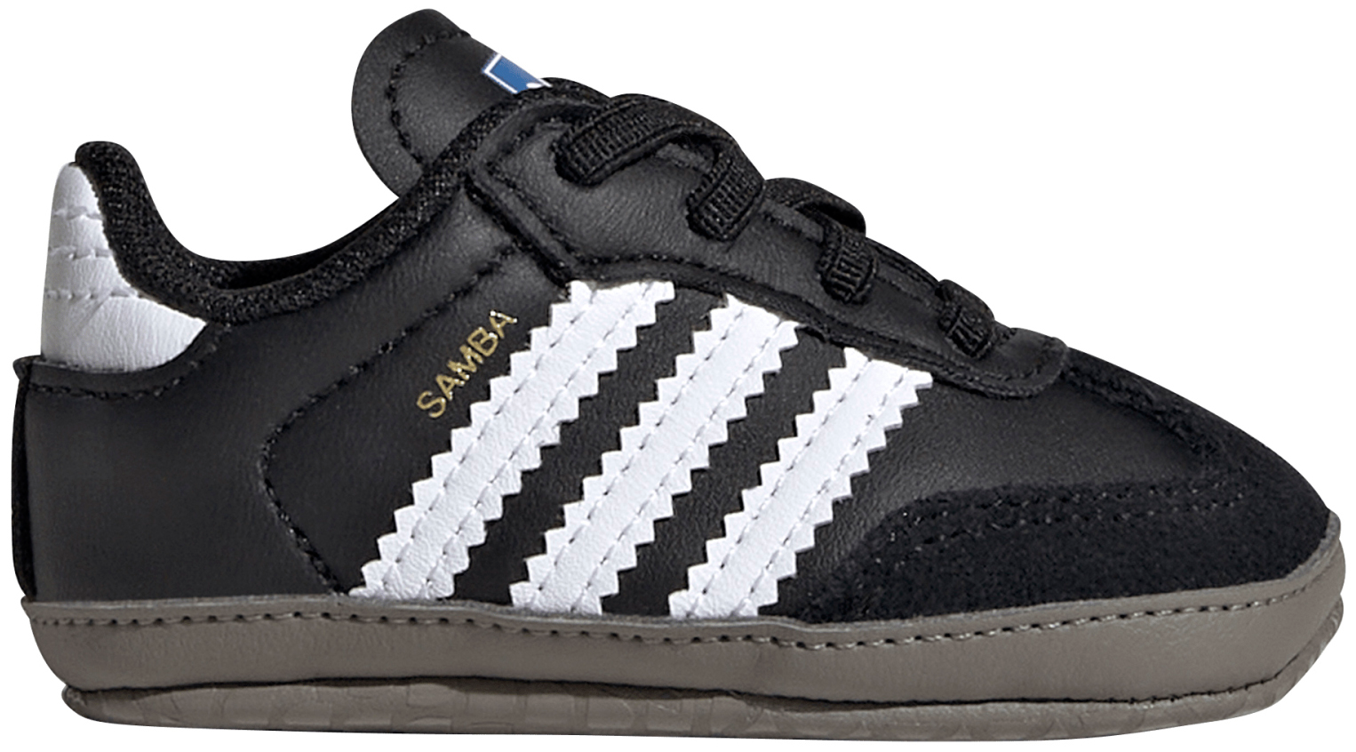 adidas Toddler Samba OG Shoes - Black/White/Bluebird - View 1