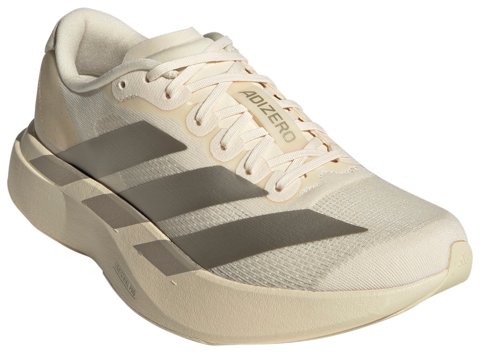 adidas Women's Adizero EVO SL Running Shoes - White/Cyber - View 5