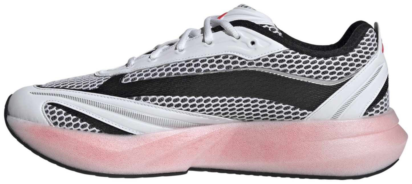 adidas Men's Lightblaze Shoes - White/Black/Lucid Red - View 4