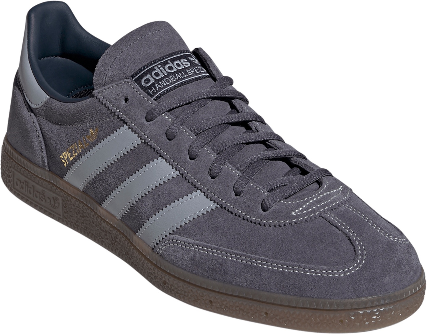 adidas Men's Handball Spezial Shoes - Aurora Onix/Halo Silver/Gum5 - View 5