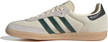 adidas Samba OG Shoes - Vint Wht/Green - View 4