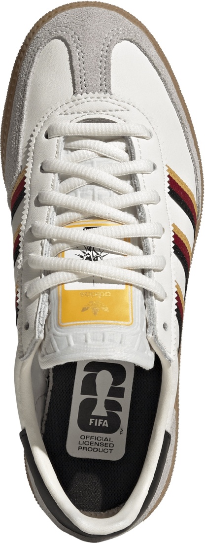adidas Kids' Grade School FIFA World Cup Handball Spezial Shoes - White/White/Crew Yellow - View 2