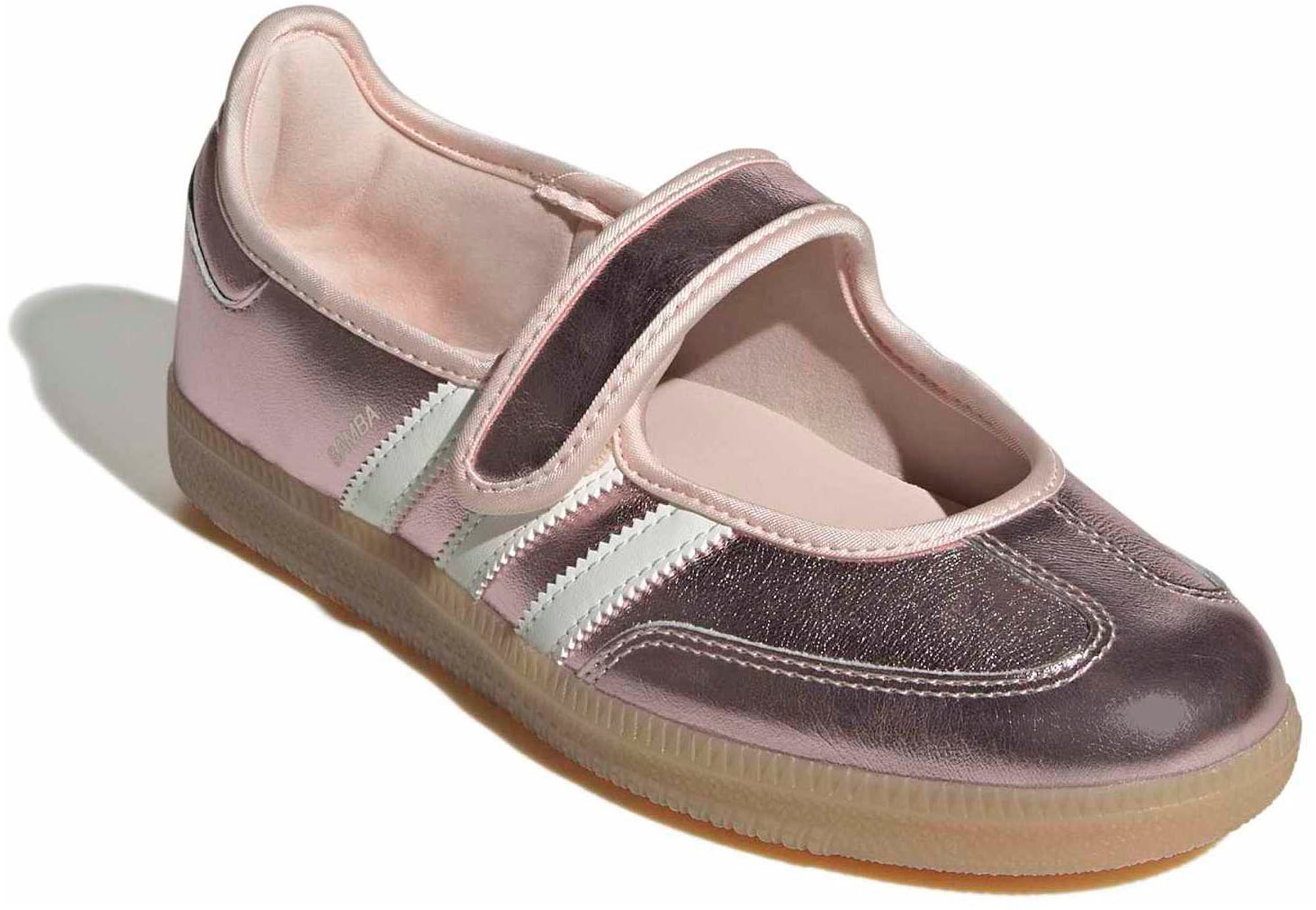 adidas Women's Samba Jane Shoes - Crackle Mtlc Wondr Quartz - View 6