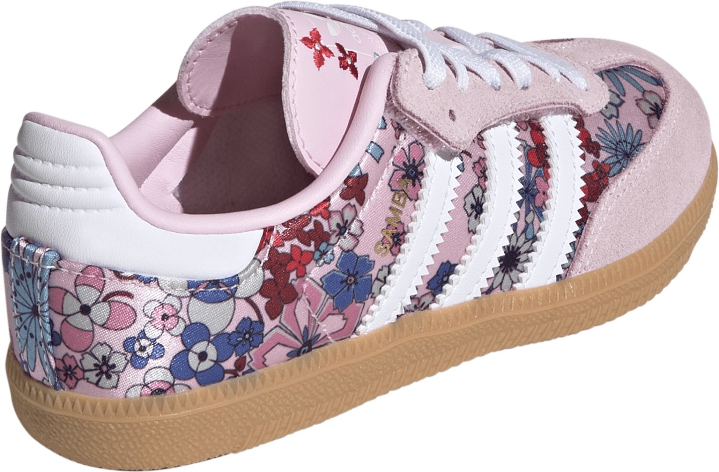 adidas Kids' Preschool Samba OG Shoes - Clear Pink/White/Gum - View 6
