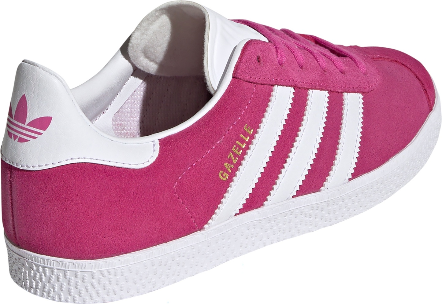 adidas Kids' Grade School Gazelle Shoes - Fuchsia/White - View 5
