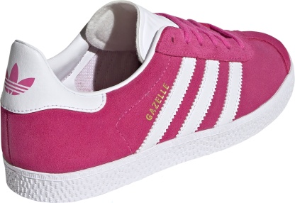 adidas Kids' Grade School Gazelle Shoes - Fuchsia/White - View 5