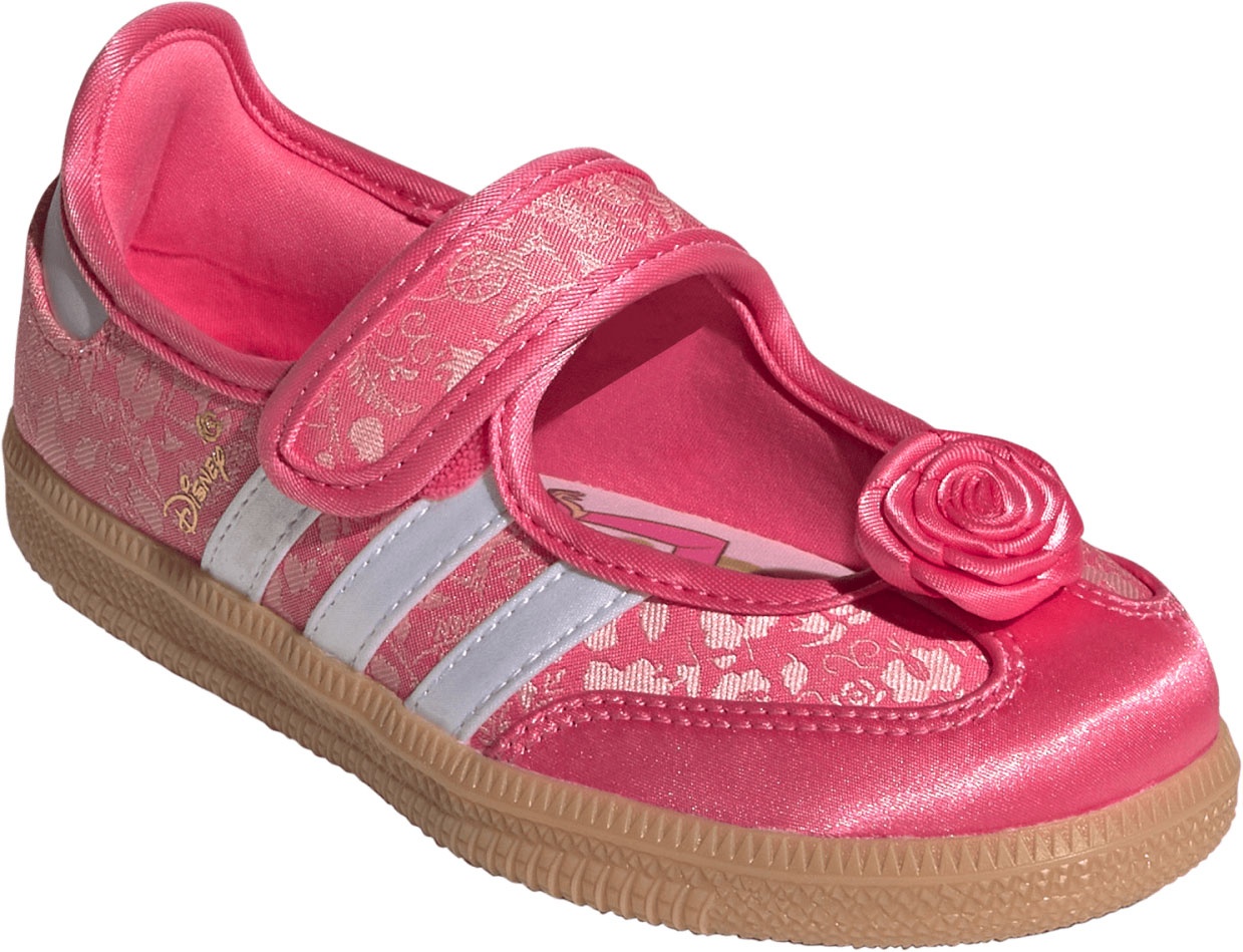 adidas x Disney Princess Kids' Preschool Samba Jane Shoes - Pink/White - View 6