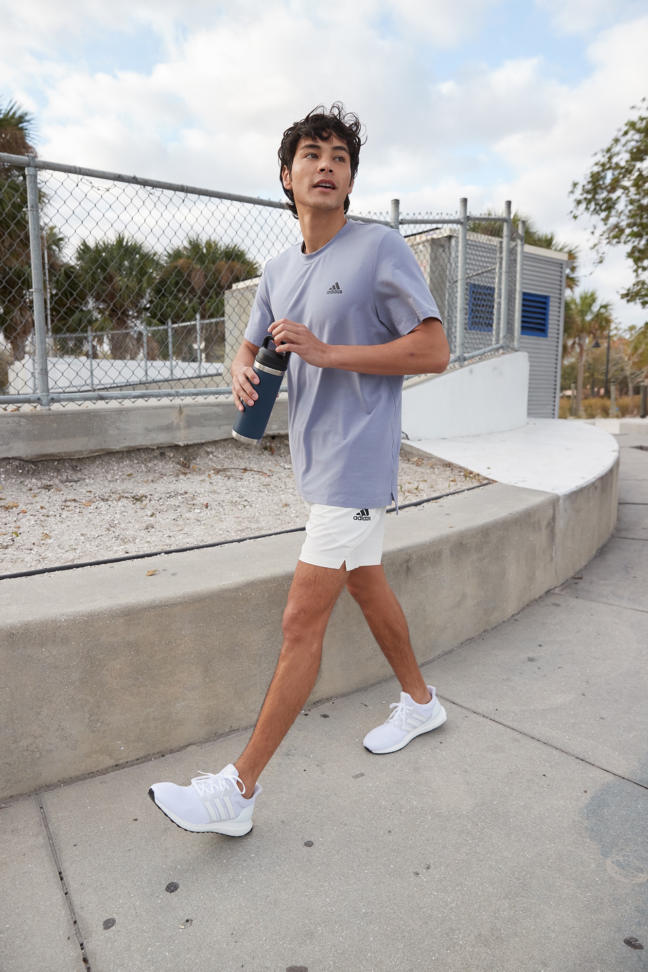 adidas Men's Ultraboost 1.0 DNA Shoes - Triple White - View 3