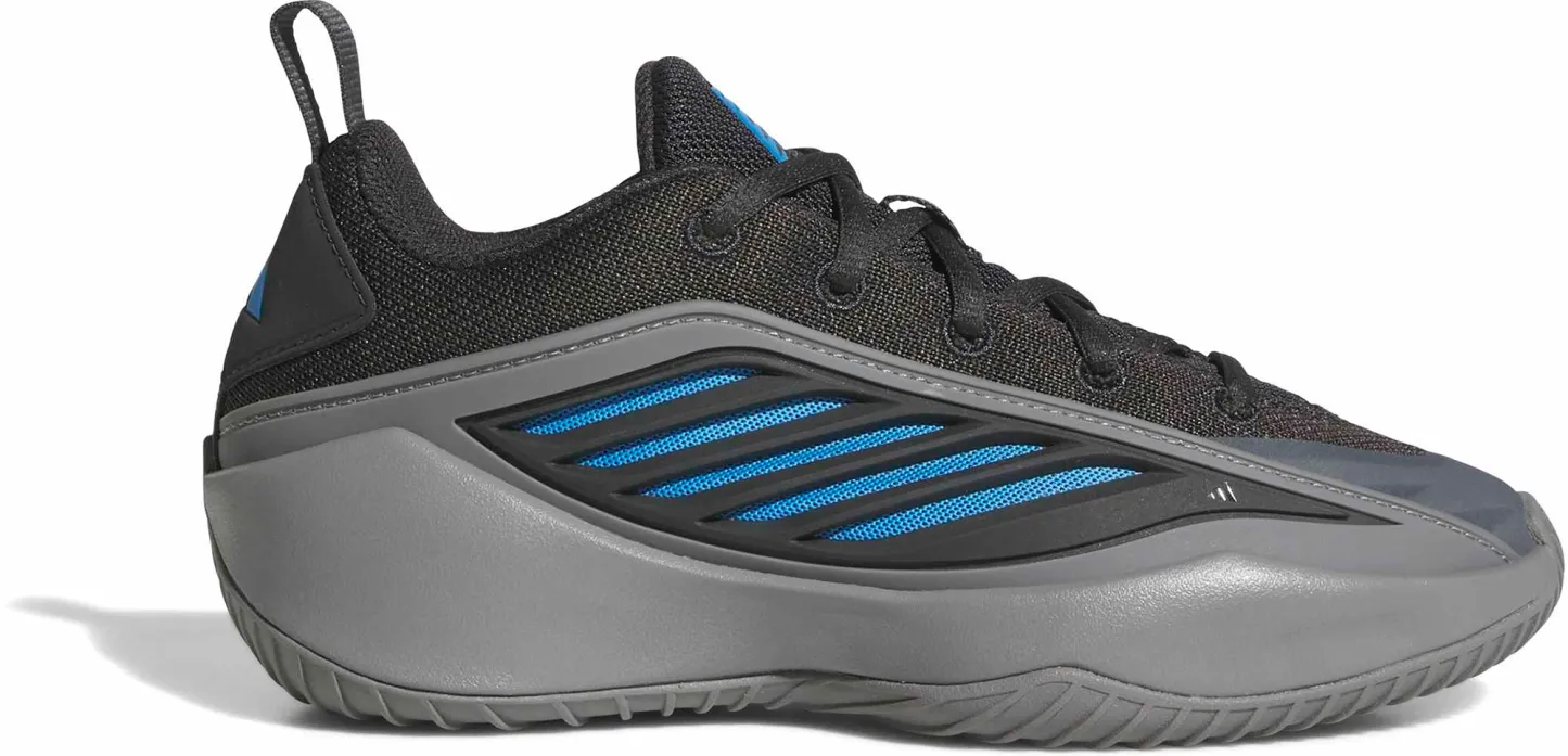 adidas Kids' Grade School Believe That. 1 Basketball Shoes - Grey/Carbon/Lucid Ray Blue - View 1