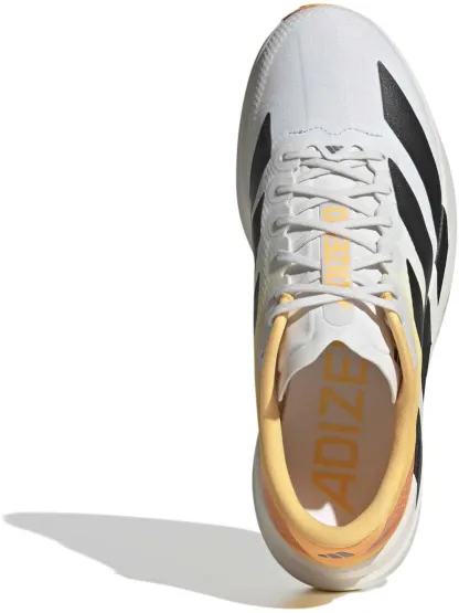 adidas Men's Adizero EVO SL Woven Running Shoes - Crystal/Lucid Tangerine/Iron - View 2
