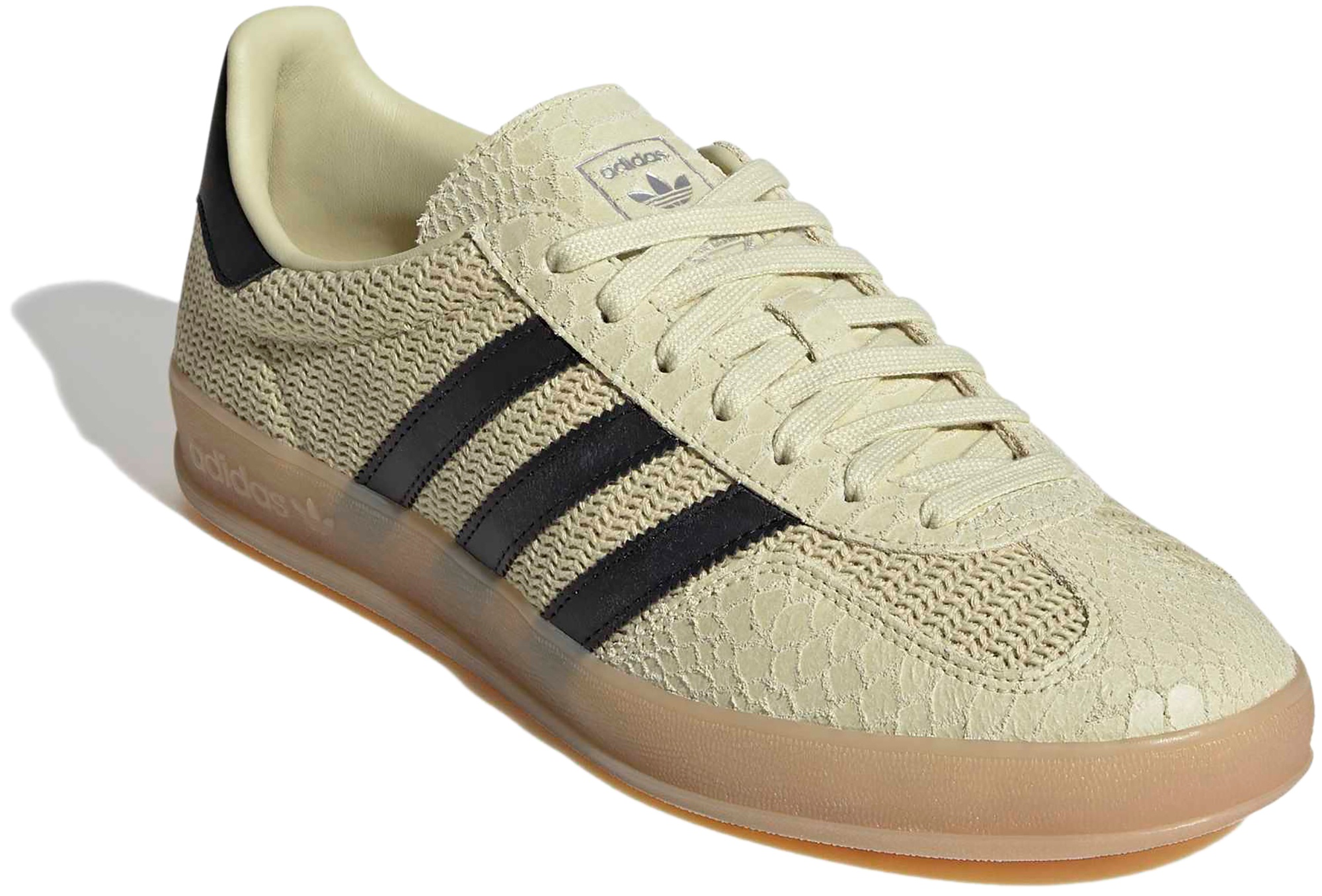adidas Men's Gazelle Indoor Shoes - Dual Yellow/Core Black - View 6