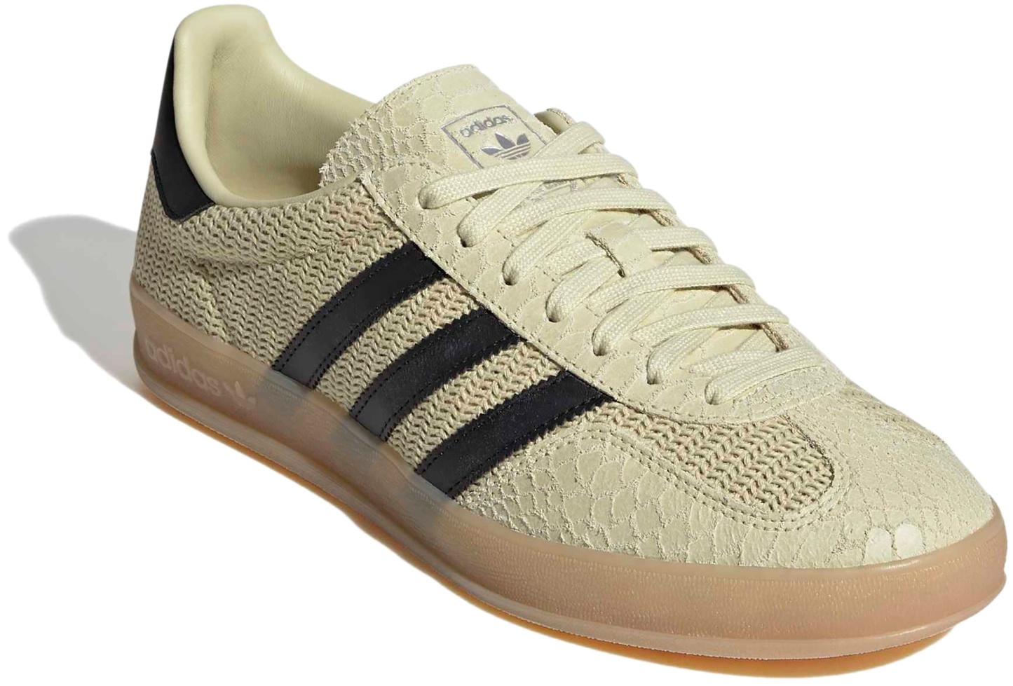 adidas Men's Gazelle Indoor Shoes - Dual Yellow/Core Black - View 6